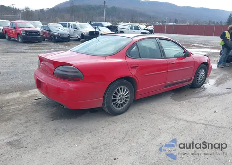 2001 Pontiac Grand Prix Gt из США, поврежденный, VIN 1G2WP52K01F124998